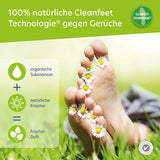 CLEANFEET Spezial Gelsohle mit Aktiv-Fußbett! Schutz vor Ermüdung! Keine Gerüche