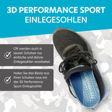 Einlegesohle Cleanfeet 3D Performance Sport mit Cleanfeet Technologie ®