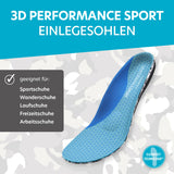 Einlegesohle Cleanfeet 3D Performance Sport mit Cleanfeet Technologie ®