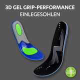 Gelsohle Cleanfeet 3D Grip Performance mit Cleanfeet Technologie® gegen Gerüche