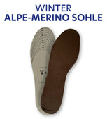 Merino Alpe Einlegesohle von Cleanfeet , flauschige Wärme ohne Gerüche Gr.34-47