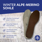 Merino Alpe Einlegesohle von Cleanfeet , flauschige Wärme ohne Gerüche Gr.34-47