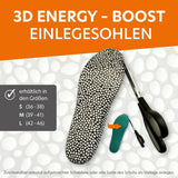 Energy Boost Sohle von CLEANFEET® mit 3D Fußbett und Aktiv Federung, 3 Größen